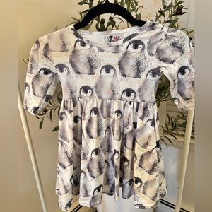 Bad Kitty
Penguin dress 
Size 3T